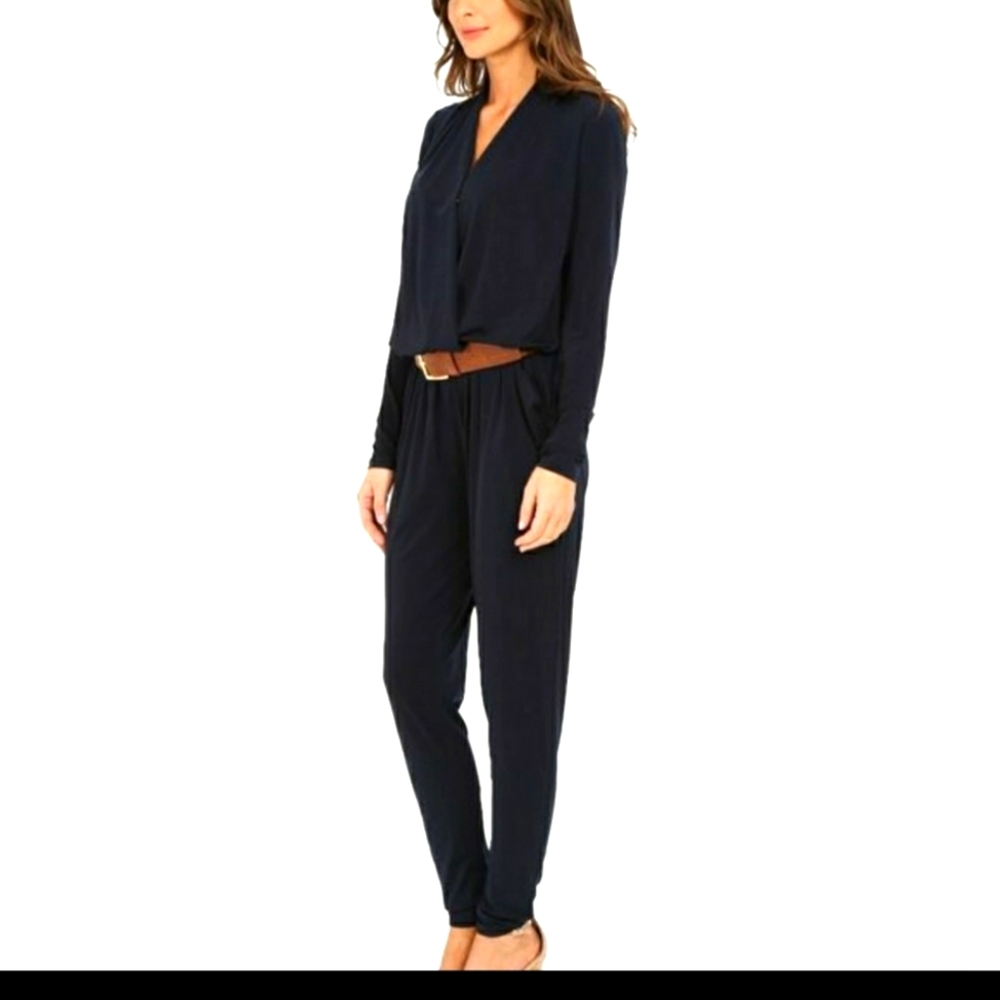 NWT MICHAEL Michael Kors Belted Jumpsuit
